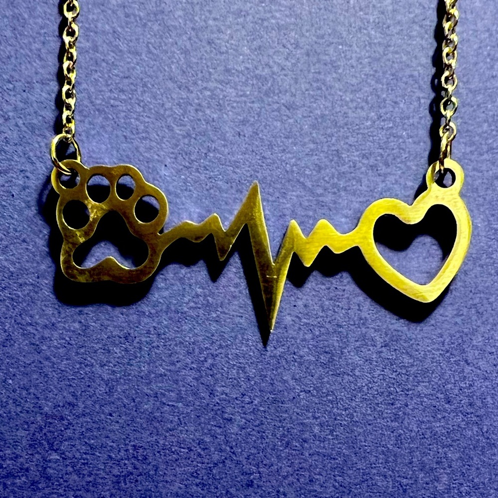 Dog Heartbeat Necklace